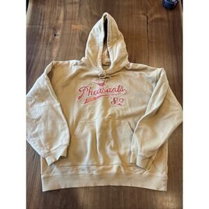 Pheasants Forever Hunting Hoodie Gamehide Large Camel 100% cotton